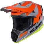 Casque cross TRACK KID GREY ORANGE KENNY