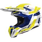Casque cross TWIST 3 DYNASTY BLUE/YELLOW GLOSS AIROH