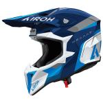 Casque cross WRAAAP CONQUER BLEU GLOSS AIROH