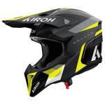 Casque cross WRAAAP CONQUER YELLOW MATT AIROH