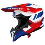 Casque cross WRAAAP VISION RED/BLUE GLOSS AIROH