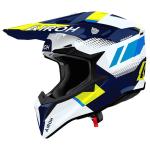 Casque cross WRAAAP VISION YELLOW/BLUE GLOSS AIROH