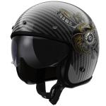 Casque jet LS2 OF601 BOB II CARBON CUSTOM
