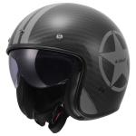 Casque jet LS2 OF601 BOB II CARBON STAR