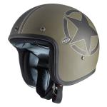 Casque jet Premier JET CLASSIC STAR MILI BM