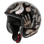 Casque jet Premier LE PETIT CLASSIC - BD - TITANIUM
