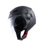 Casque jet Pull-in SOLID MATT BLACK