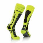 Chaussettes MX Acerbis MX-PRO - NOIR / JAUNE FLUO -