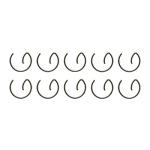Circlip axe de piston P2R CLIPS DIAM 14 FORME EN G
