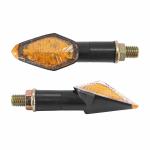 Clignotant Avoc MOTO NISSHIN A LED BASE ABS TRANSPARENT - L 73mm - H 29mm 27mm HOMOLOGUE CE PAIRE