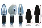 Clignotant Bihr Triangle LED court chrome