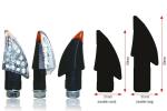 Clignotant Bihr s Blade LED court noir