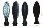 Clignotant Bihr s Elipse LED métal noir