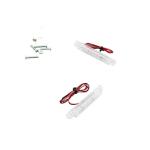 Clignotant Replay UNIVERSEL BARETTE 8 LEDS TRANSPARENT L 60mm - H 8mm 8mm HOMOLOGUE CE PAIRE