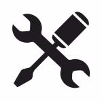 Cl&eacute; de fourche Touratech HP-T85 - Argent