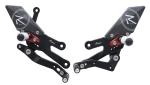 Commandes recul&eacute;es LighTech r&eacute;glables/repliables Racing s&eacute;lection standard et invers&eacute;e
