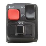 Commodo électrique Domino Face avant gamme 2B gauche