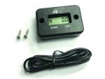 Compteur ART d'heure filaire noir