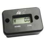 Compteur ART d'heure sans fil noir