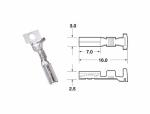 Connectique Bihr Cosse femelle série 090 SMTO Ø0,85mm²/1,25mm² - 50pcs