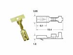 Connectique Bihr Cosse femelle série 110 ML Ø0,85mm²/1,25mm² - 50pcs