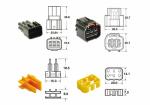 Connectique Bihr Jeu de 6 voies Série 090 FRKW type origine - 5 jeux complets