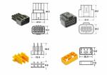 Connectique Bihr Jeu de 8 voies Série 090 FRKW type origine - 5 jeux complets