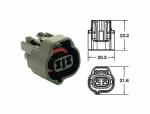 Connectique Bihr femelle série 090 SMTO type origine 2 voies noir - 5 pcs