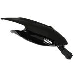 Coque arri&egrave;re P2R CARENAGE-COQUE AR SCOOT ADAPTABLE GILERA 50 STALKER NOIR BRILLANT DROIT -P2R-