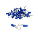 Cosse &eacute;lectrique P2R PRE - ISOLEE OEILLET DIAM 6 mm BLEU SECTION FIL 0.5 &agrave; 2.5 mm