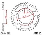 Couronne JT. acier standard 15 - 525 43 dents
