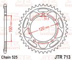 Couronne JT. acier standard - 524