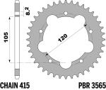 Couronne PBR acier standard - 415 51 dents
