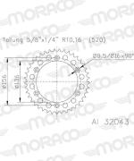 Couronne SuperProx 39 dents
