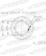 Couronne SuperProx 57 dents