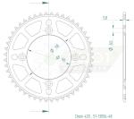 Couronne SuperProx Noir 48 dents