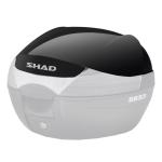 Couvercle Top case Shad Noir métal pour Top case SH 33
