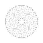 Disque de frein AV rond fix Brembo Serie ORO 68B407P5