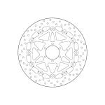 Disque de frein AV rond semi-flottant Brembo Serie ORO 78B40888