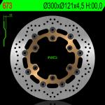 Disque de frein Rond NG Disque de frein BRAKES rond flottant