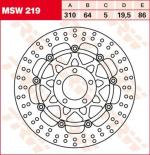 Disque de frein Rond Trw 17100932