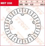 Disque de frein Rond Trw 17102371