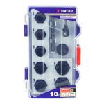 Douille Tivoly EXTRACTION 3 - 8 DIAM 10 A 19 mm ADAPTATEUR COFFRET 10 PIECES