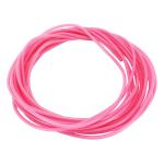 Durite d'essence P2R PVC SOUPLE 3x6 ROSE TRANSPARENT ROULEAU 10M HYDROCARBURES HUILES - FABRICATION FRANCAISE