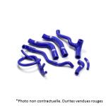 Durites de radiateur rouges Samco Dorsoduro 750 (08-16), Shiver 750 (07-16)