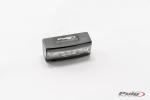 Eclairage de plaque Puig Support LED ALU Noire
