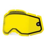 Ecran de masque Accuri2/Strata2/Racecraft2 double ventil&eacute; jaune 100