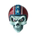 Embl&egrave;me Lethal Threat 3D SKULL HELMET ROUGE