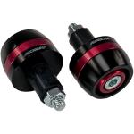 Embouts de guidon Alu 002 noir/rouge MAXXE