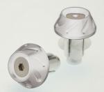 Embouts de guidon Bihr Next Ø14-17mm argent